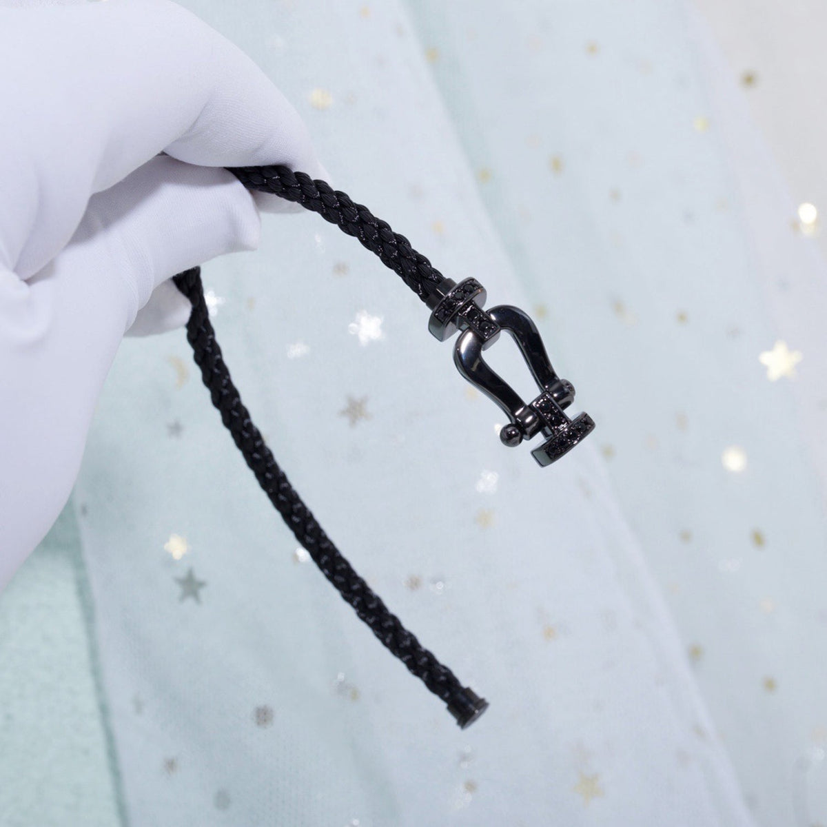 Dream FORCE LARGE SERIES HORSESHOE BLACK SAMURAI BRACELET