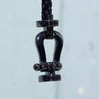 Dream FORCE LARGE SERIES HORSESHOE BLACK SAMURAI BRACELET
