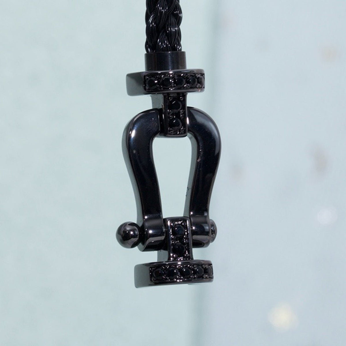 Dream FORCE LARGE SERIES HORSESHOE BLACK SAMURAI BRACELET