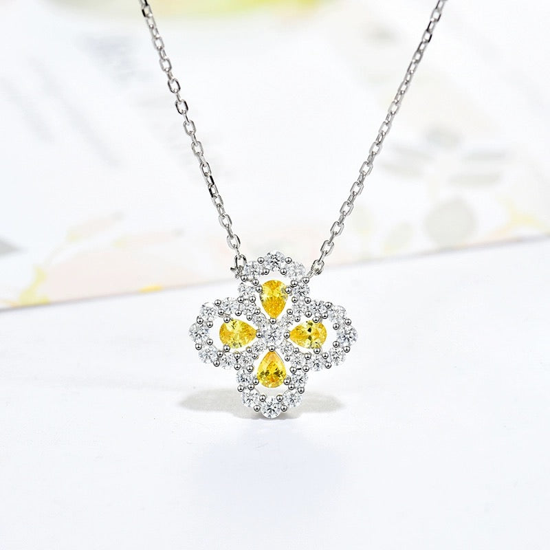 Dream LOOP NECKLACE FULL MOTIF DIAMOND 16MM MULTIPLE COLORS