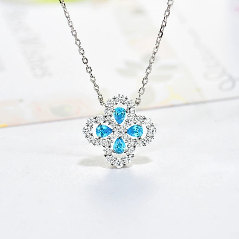 Dream LOOP NECKLACE FULL MOTIF DIAMOND 16MM MULTIPLE COLORS