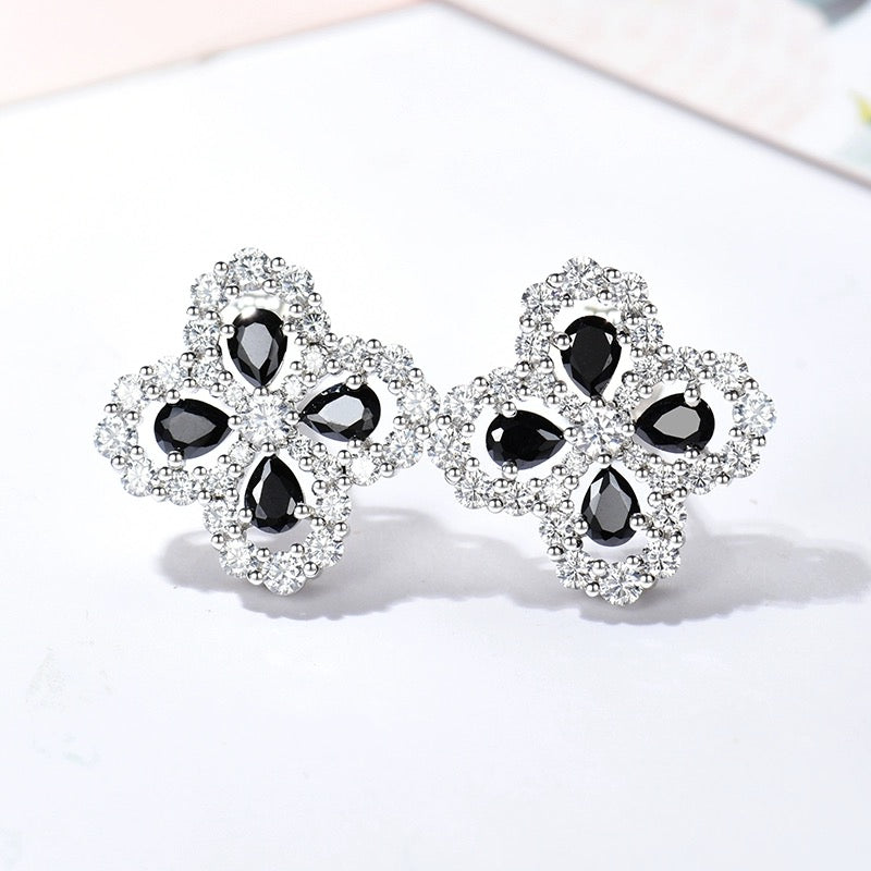 Dream LOOP EARRINGS FULL MOTIF DIAMOND 16MM