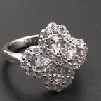 Dream LOOP RING FULL MOTIF DIAMOND 16MM SILVE