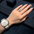 Dream LOOP RING FULL MOTIF DIAMOND 16MM SILVE