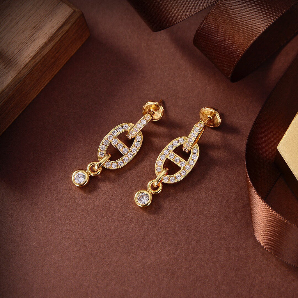 Dream HM CHAINE DIAMOND EARRINGS