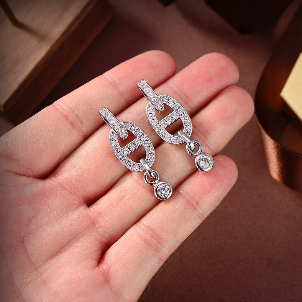 Dream HM CHAINE DIAMOND EARRINGS
