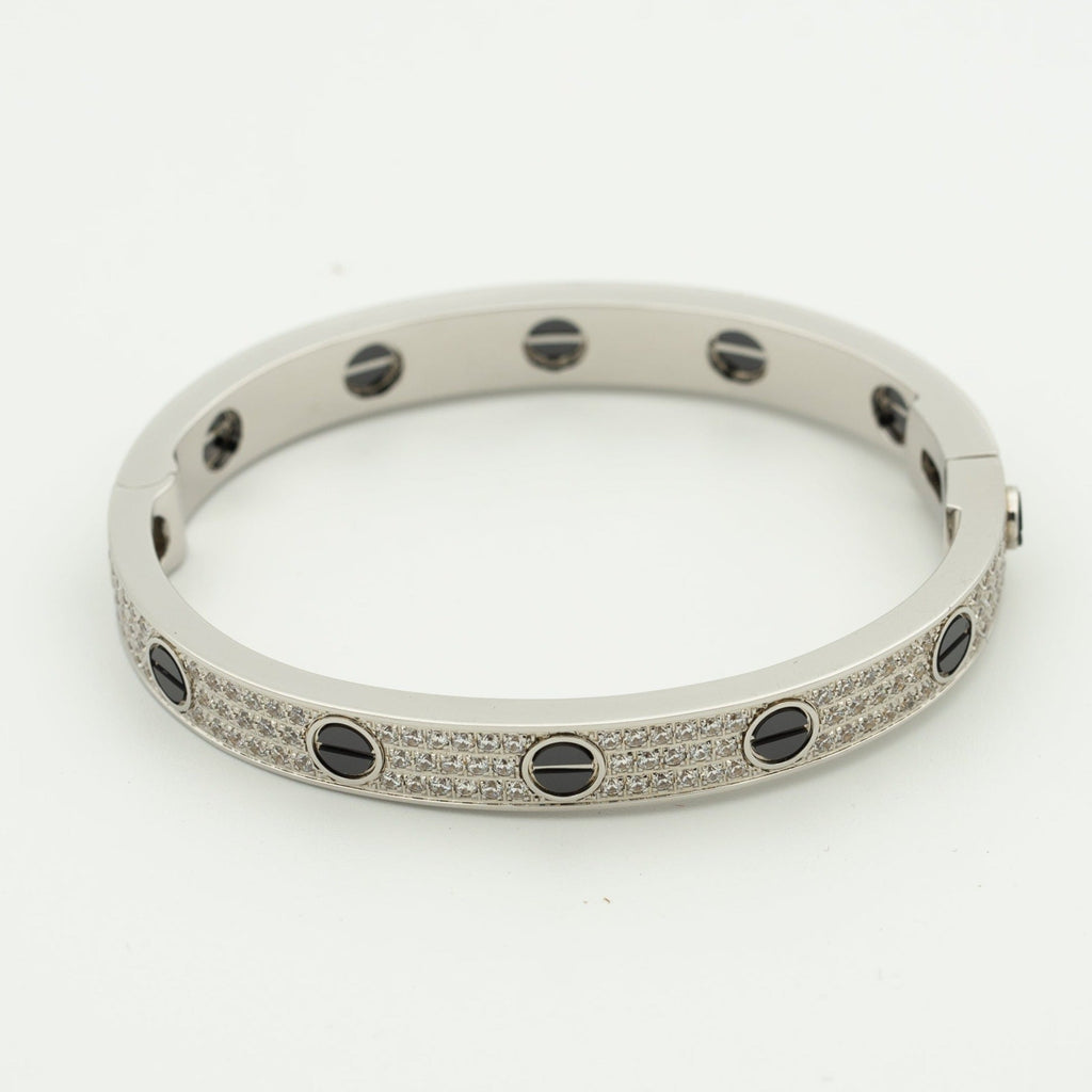 Dream LOVE ARMBAND 6,1 MM KERAMIK MIT DIAMANTBESATZ
