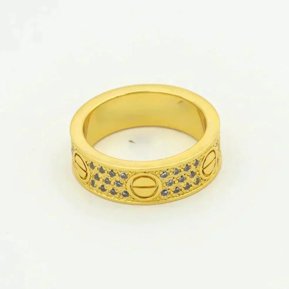 Dream LOVE RING 5.5MM DIAMONDS PAVED