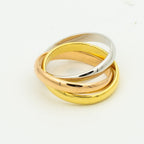 Dream TRINITY RING GOLD ROSÉGOLD SILBER