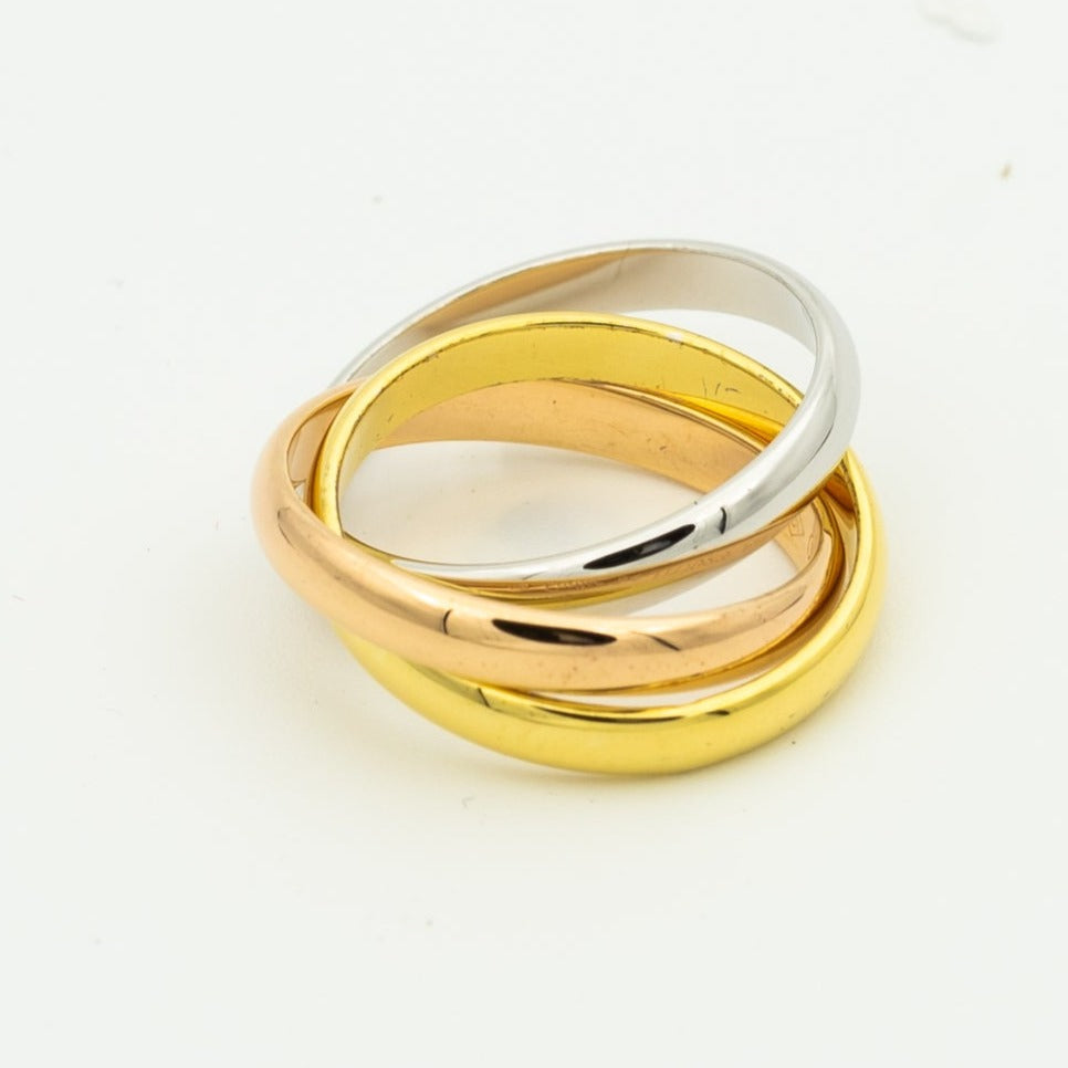 Dream TRINITY RING GOLD ROSÉGOLD SILBER