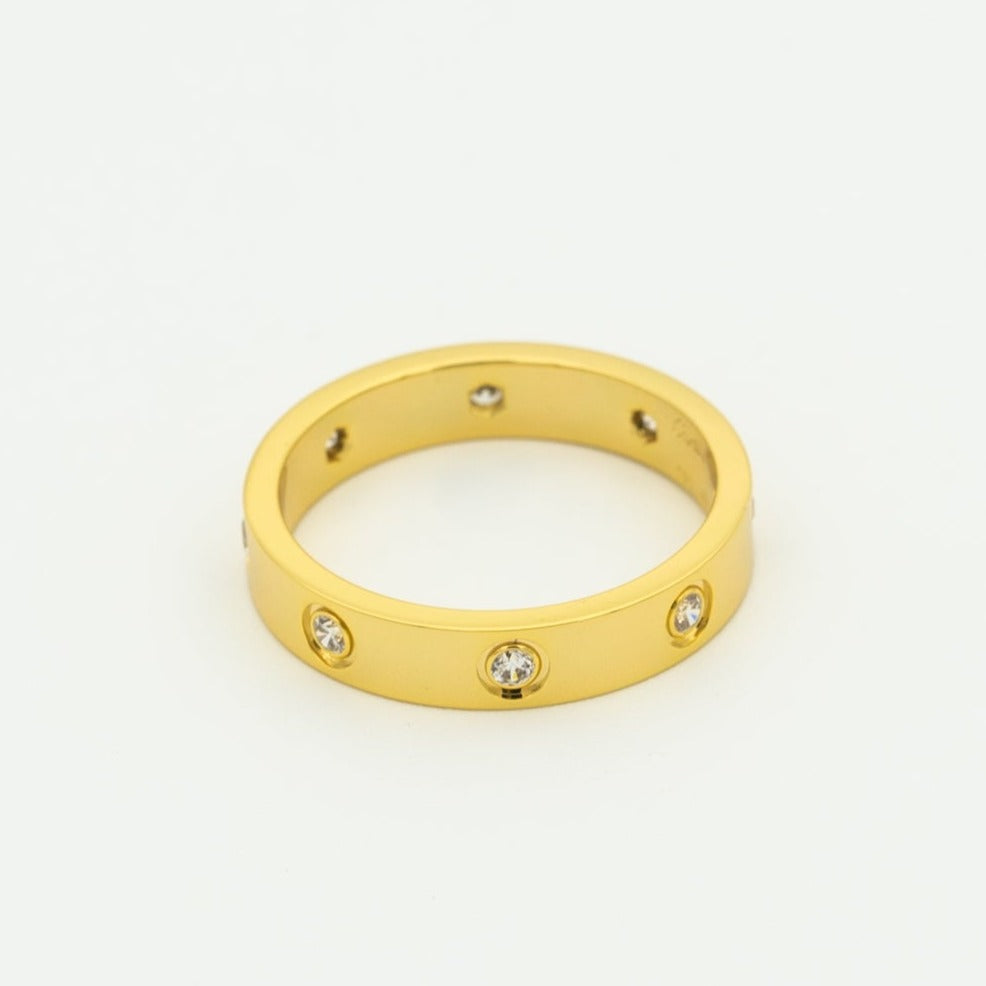 ドリーム ラブ リング 3.6MM 8ダイヤモンド