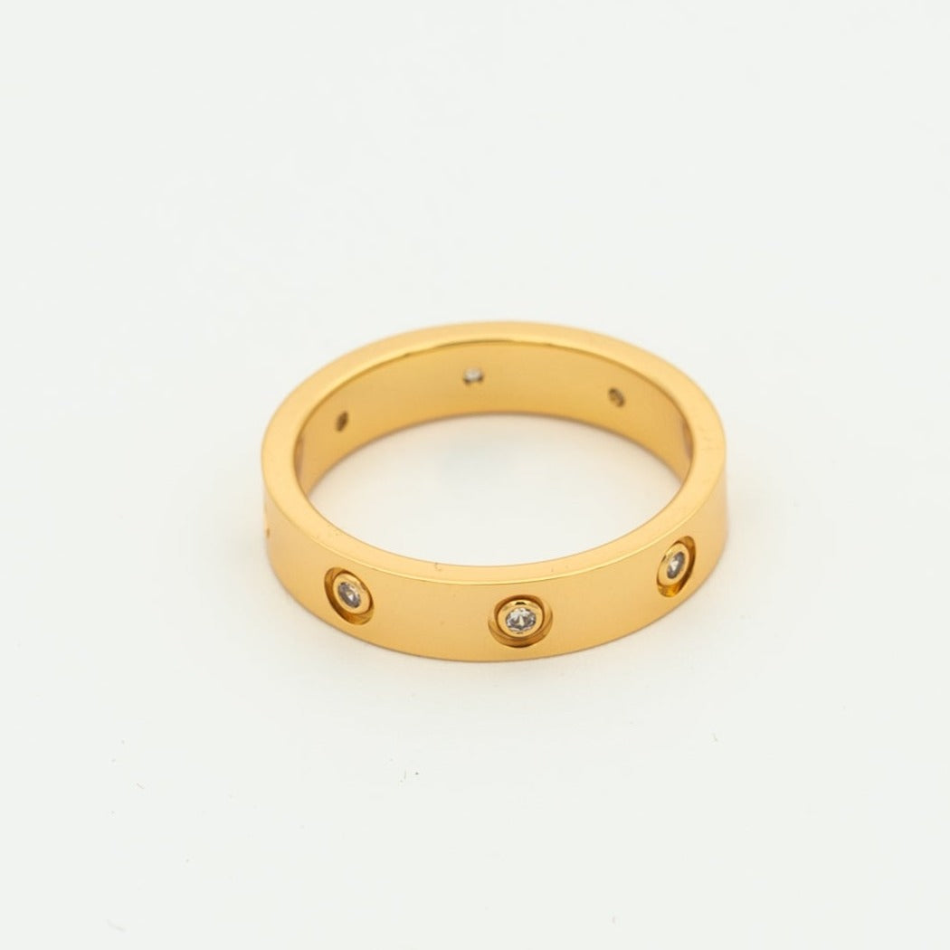 ドリーム ラブ リング 3.6MM 8ダイヤモンド