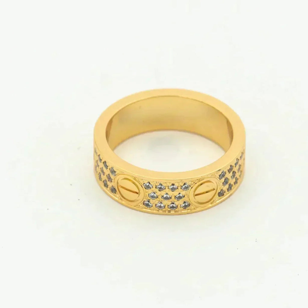 Dream LOVE RING 5.5MM DIAMONDS PAVED