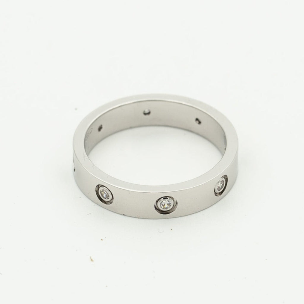 DREAM LOVE RING 3,6 MM 8 DIAMANTEN