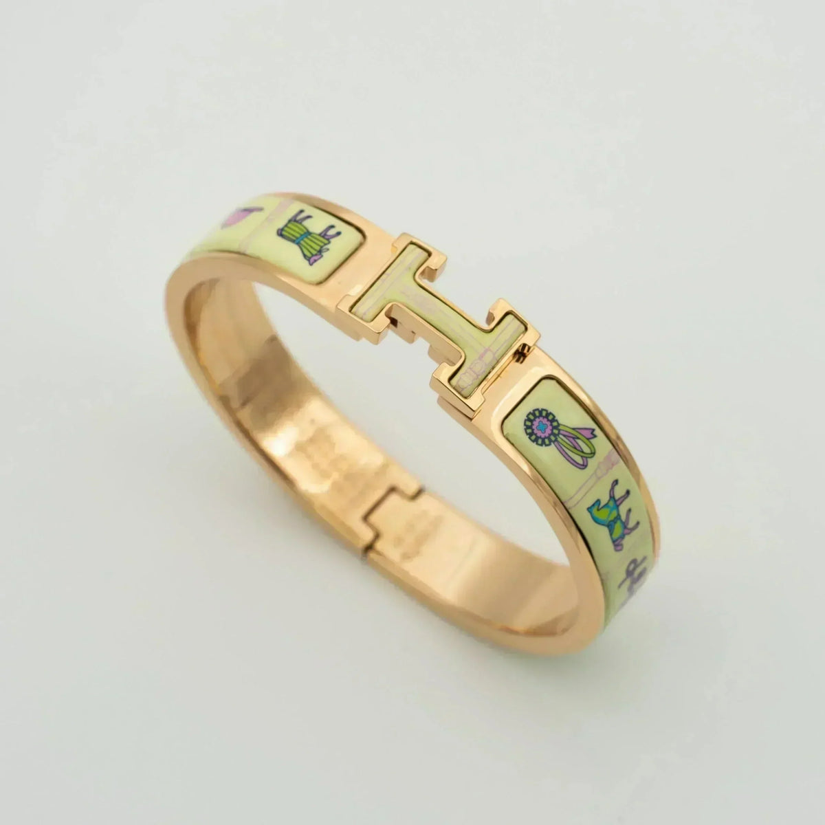 DREAM H ROSÉGOLD-ARMBAND KERAMIK CREME