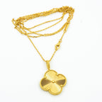Dream CLOVER 25MM PEDANT NECKLACE GOLD