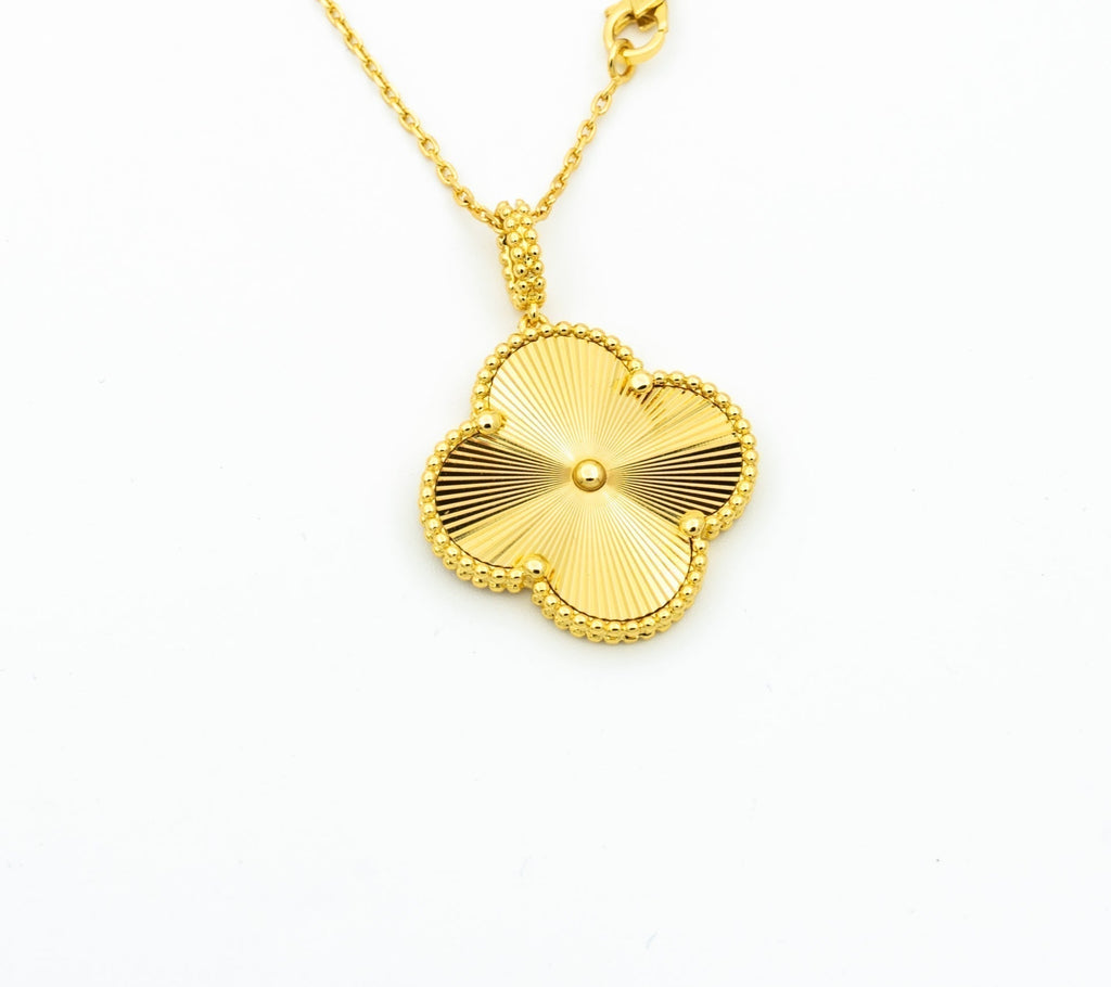 Dream CLOVER 25MM PEDANT NECKLACE GOLD