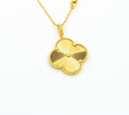 Dream CLOVER 25MM PEDANT NECKLACE GOLD