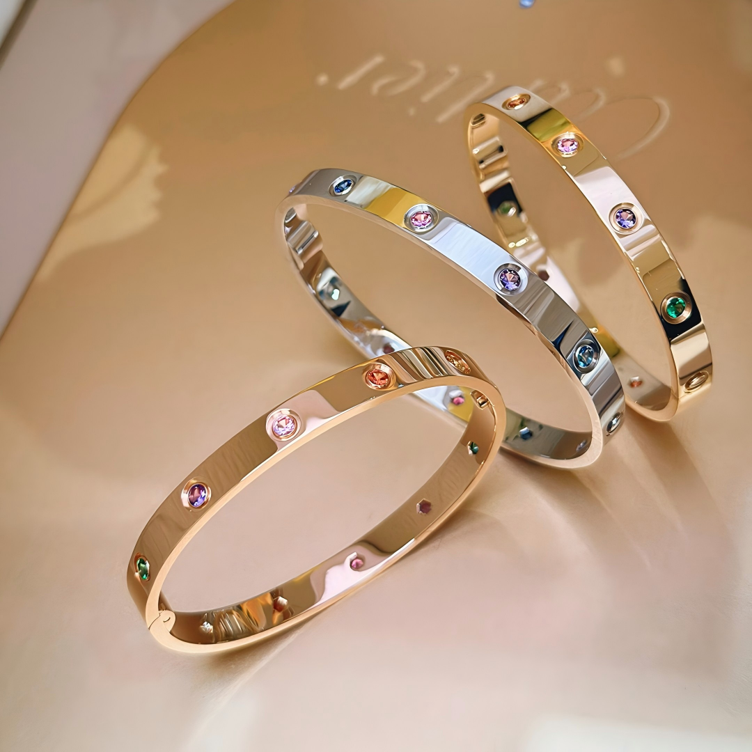 [Dream ] 2026 RAINBOW LOVE BRACELET 6.1MM  10 DIAMONDS