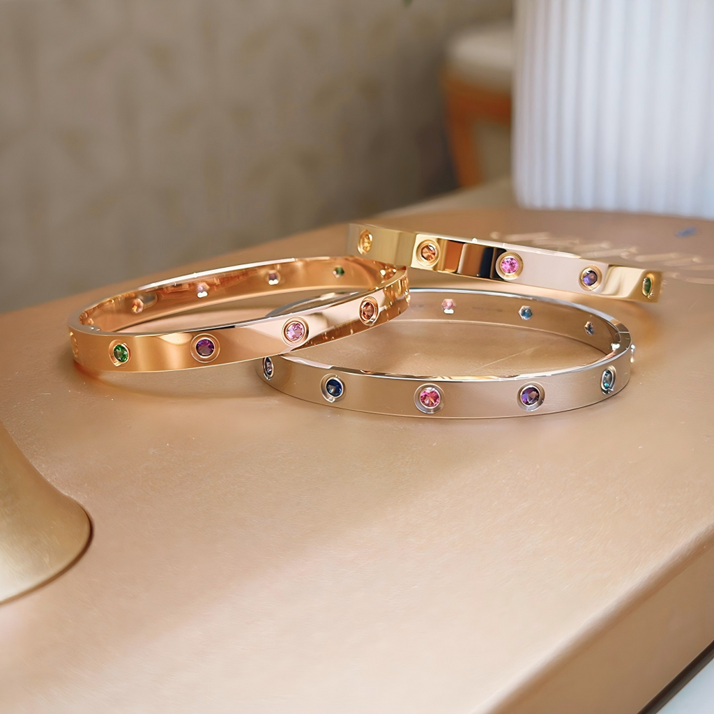 [Dream ] 2026 RAINBOW LOVE BRACELET 6.1MM  10 DIAMONDS
