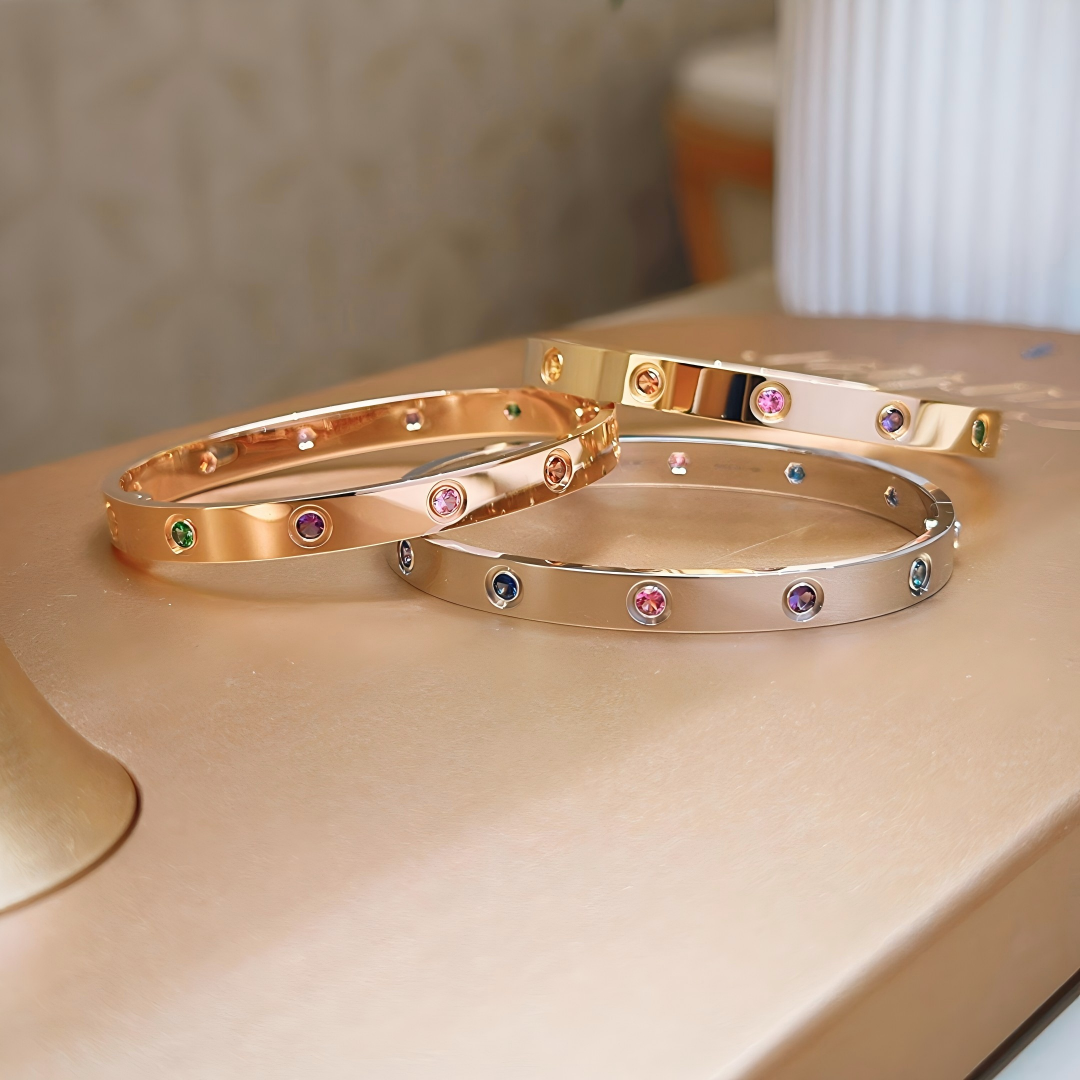 [Dream ] 2026 RAINBOW LOVE BRACELET 6.1MM  10 DIAMONDS