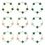 [Dream ]Neue CLOVER 5 MOTIV MALACHIT ARMBAND KOLLEKTION