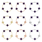 [Dream ]NEUE CLOVER 5 MOTIV LILA STREIFEN ARMBAND KOLLEKTION