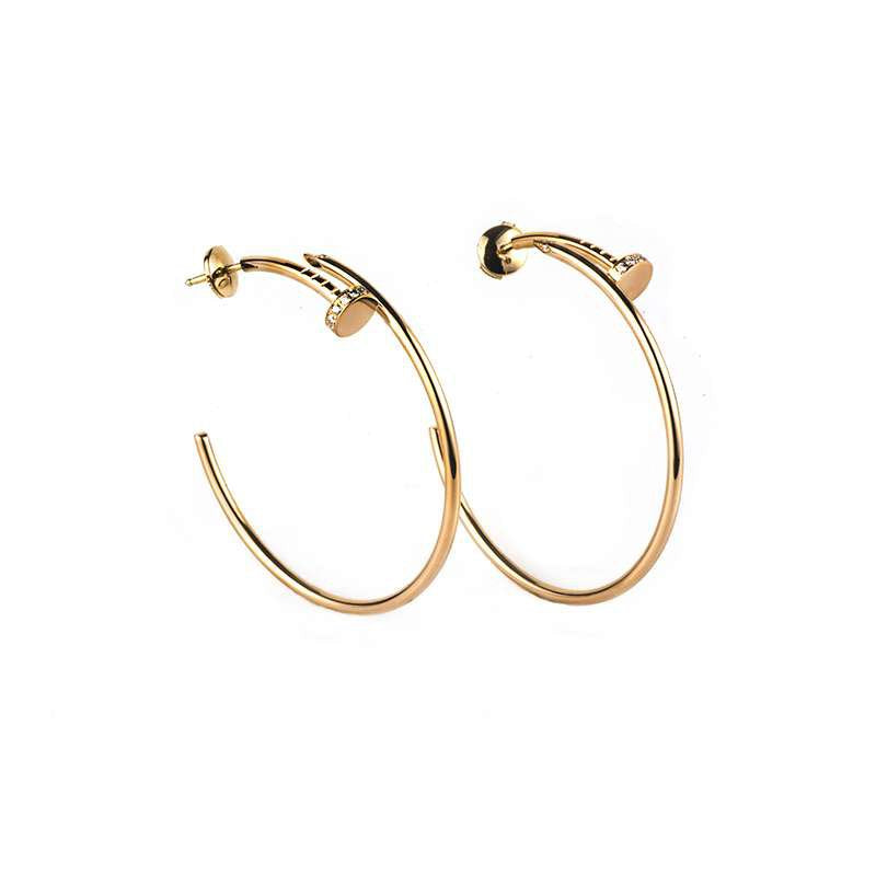 Dream JUSTE EARRINGS GOLD DIAMONDS 1.8MM