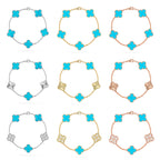 [Dream ]NEUE CLOVER 5-MOTIV TÜRKIS-ARMBAND-KOLLEKTION