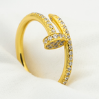 Dream JUSTE RING 1.8MM GOLD DIAMONDS