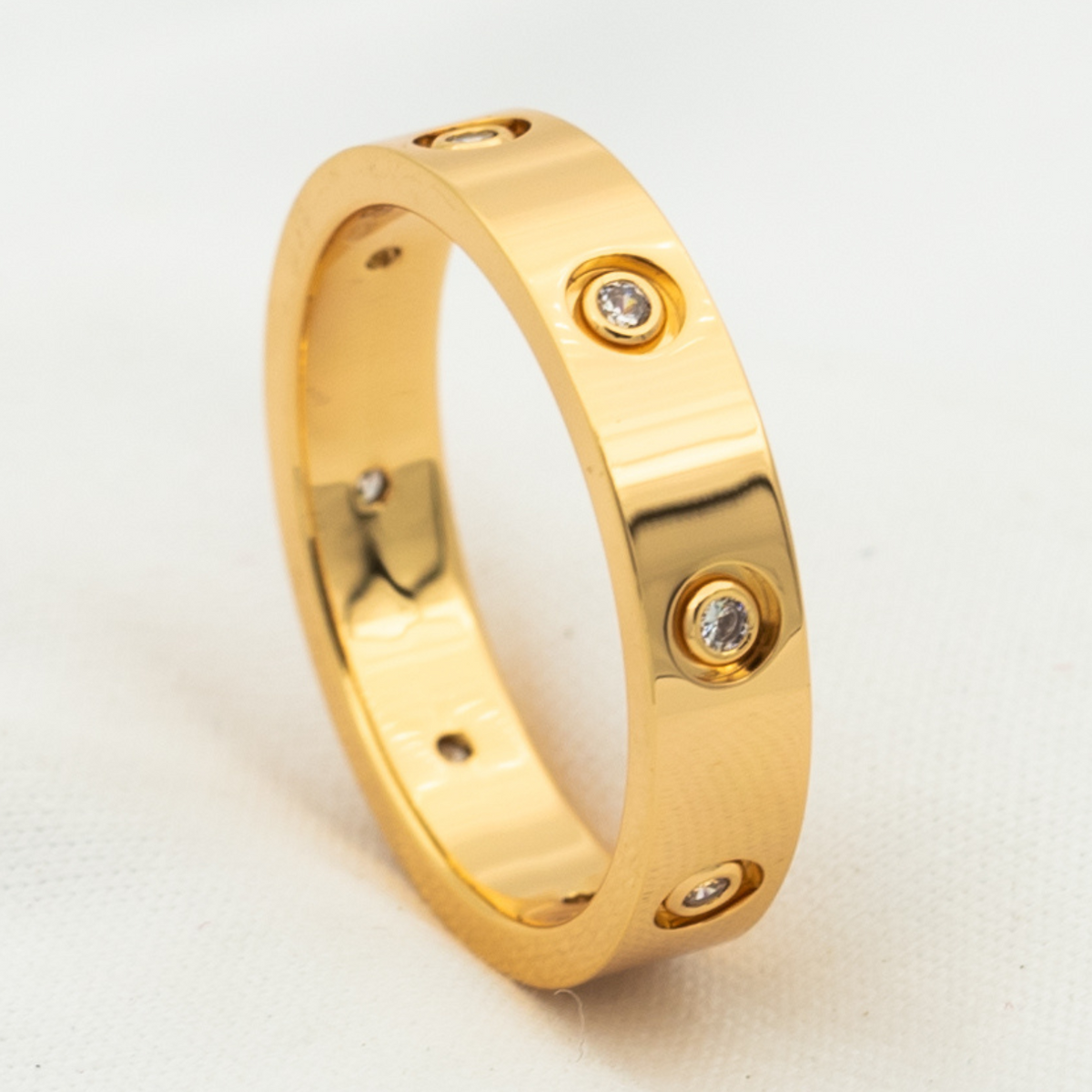 ドリーム ラブ リング 3.6MM 8ダイヤモンド