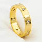 DREAM LOVE RING 3,6 MM 8 DIAMANTEN