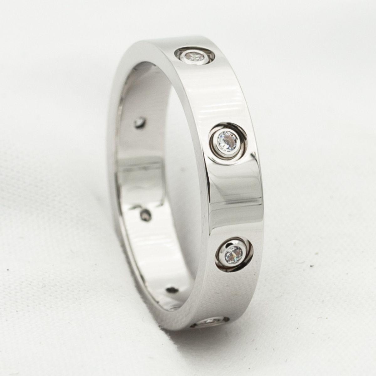 ドリーム ラブ リング 3.6MM 8ダイヤモンド