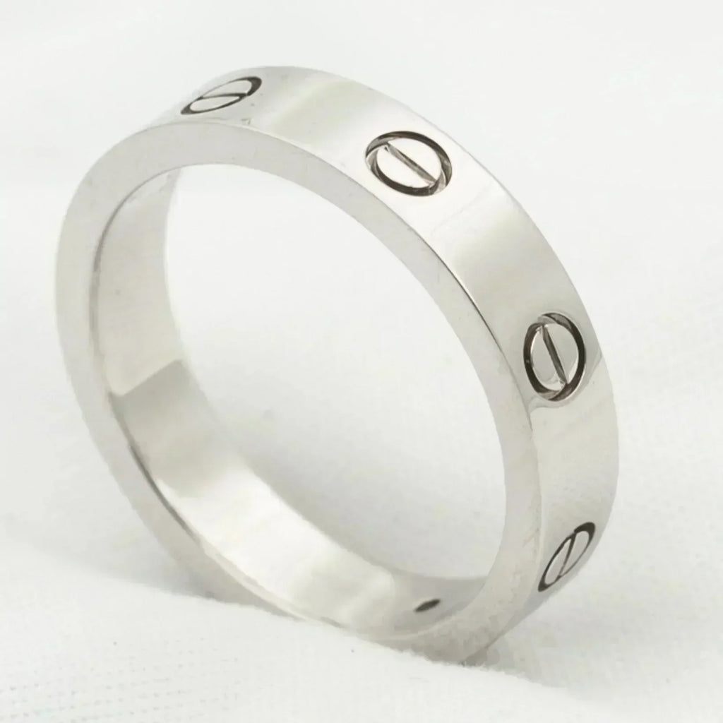 Dream LOVE RING 4MM 1 DIAMOND SILVER