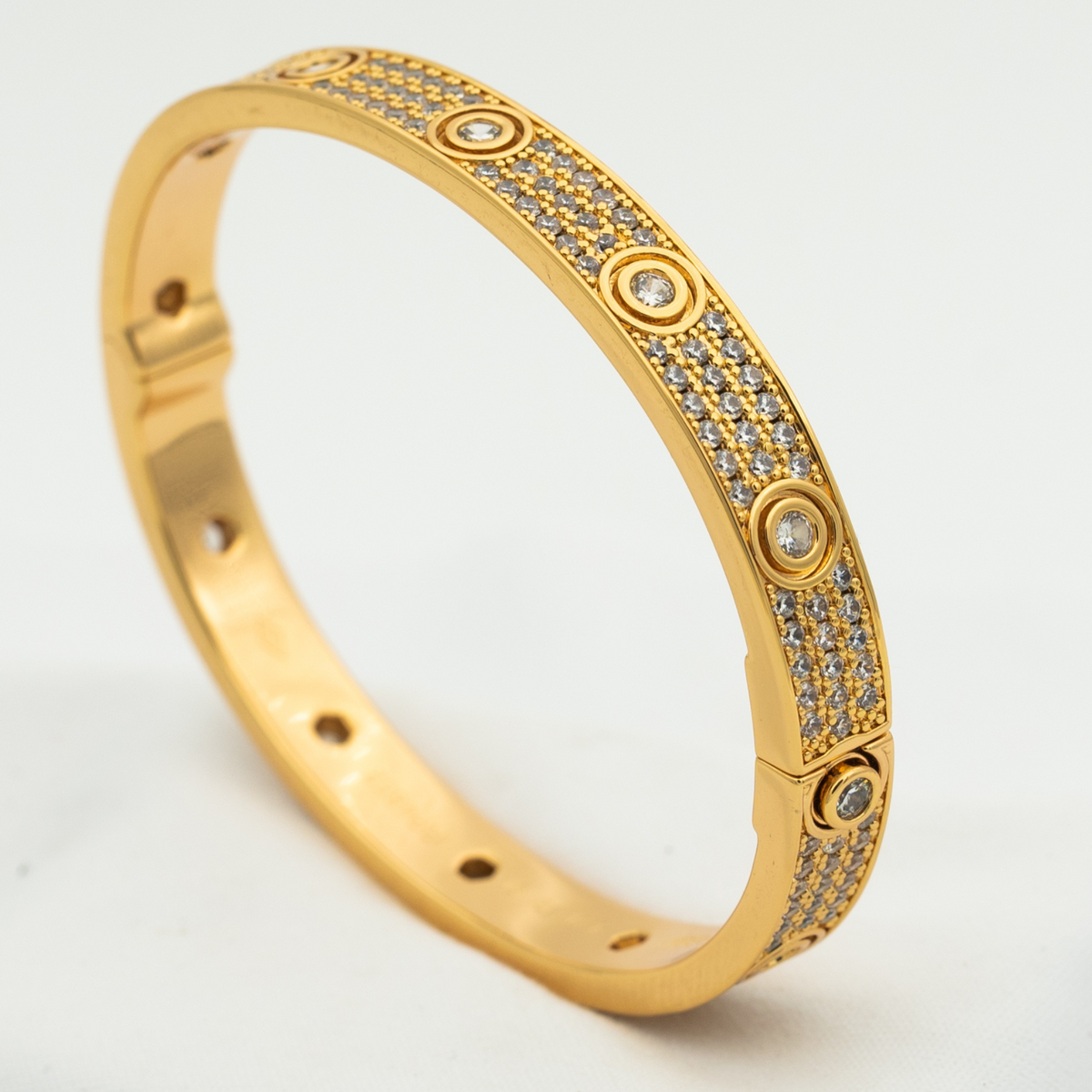 Dream LOVE BRACELET 6.1MM DIAMOND-PAVED 10 BIG DIAMONDS