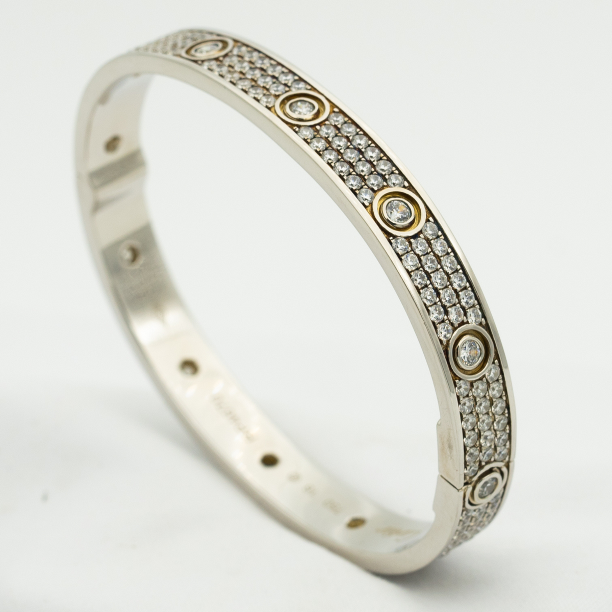 Dream LOVE BRACELET 6.1MM DIAMOND-PAVED 10 BIG DIAMONDS