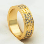 Dream LOVE RING 5.5MM DIAMONDS PAVED
