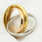 Dream TRINITY RING GOLD ROSÉGOLD SILBER