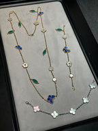 [Dream ] 26 NEW CLOVER 15 MOTIFS LUCKY NECKLACE