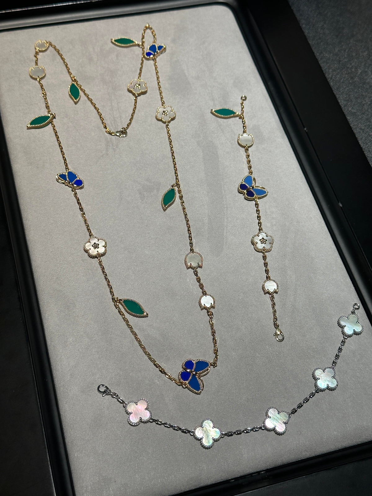 [Dream ] 26 NEW CLOVER 15 MOTIFS LUCKY NECKLACE