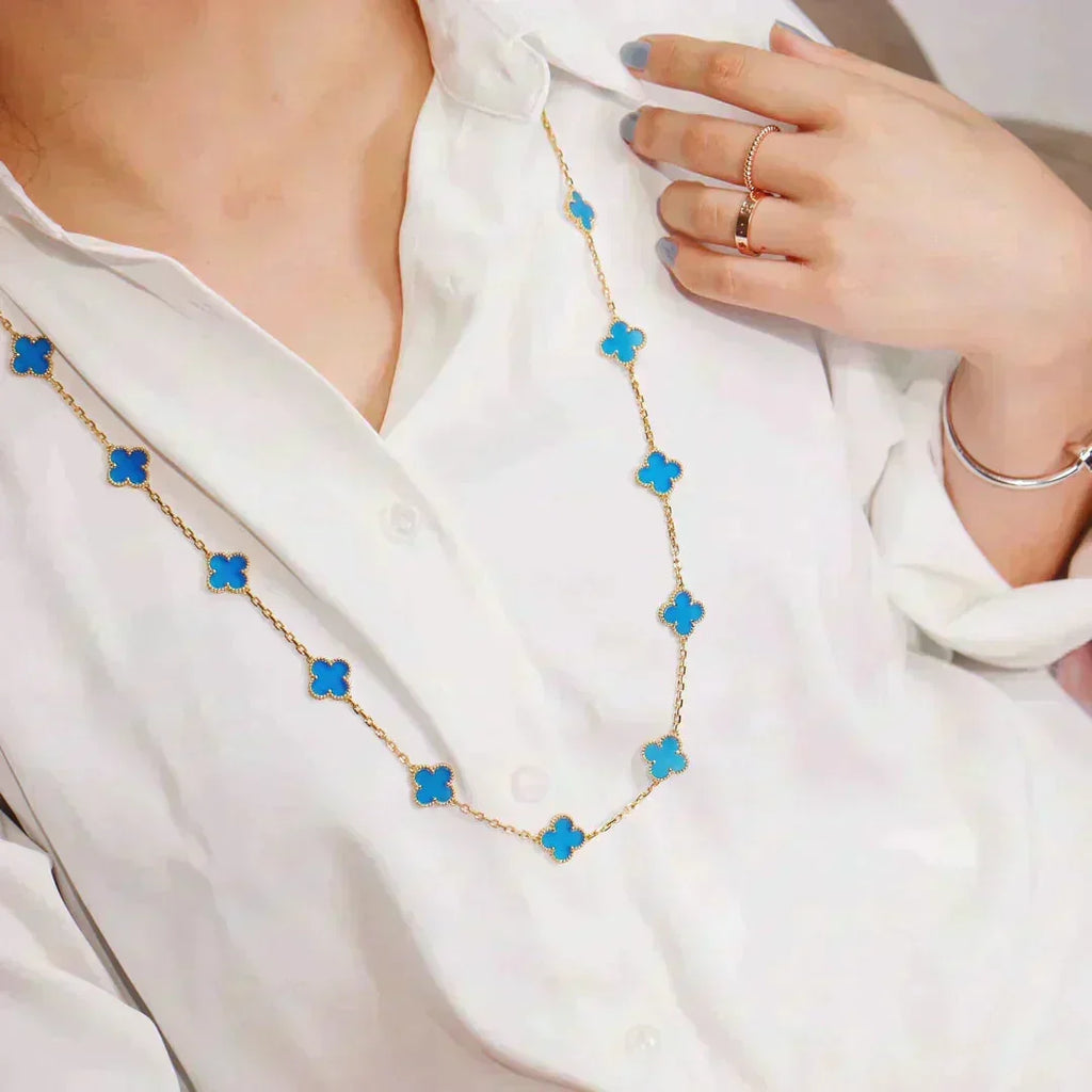 Dream CLOVER 20 MOTIFS TURQUOISE GOLD