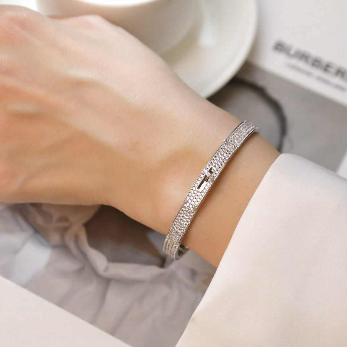 Dream KELLY BRACELET DIAMOND PAVED