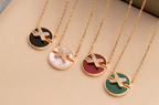 DREAM JEUX DE PINK GOLD DIAMOND NECKLACE