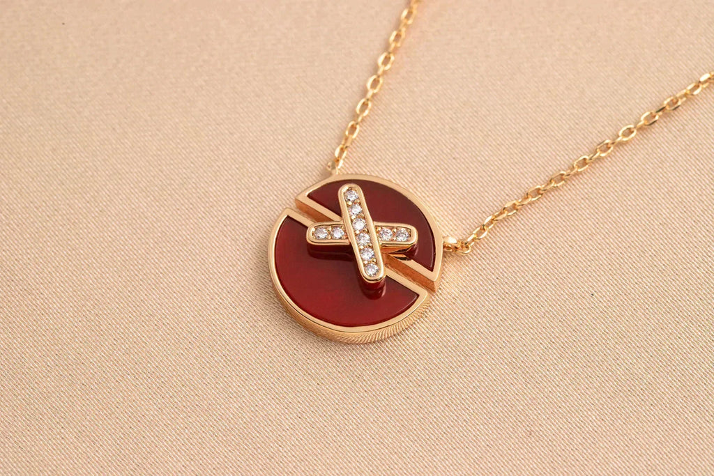 Dream JEUX DE ROSE GOLD DIAMOND NECKLACE