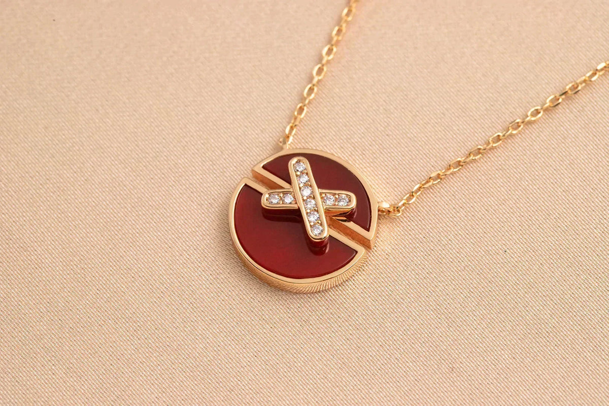 Dream JEUX DE ROSE GOLD DIAMOND NECKLACE