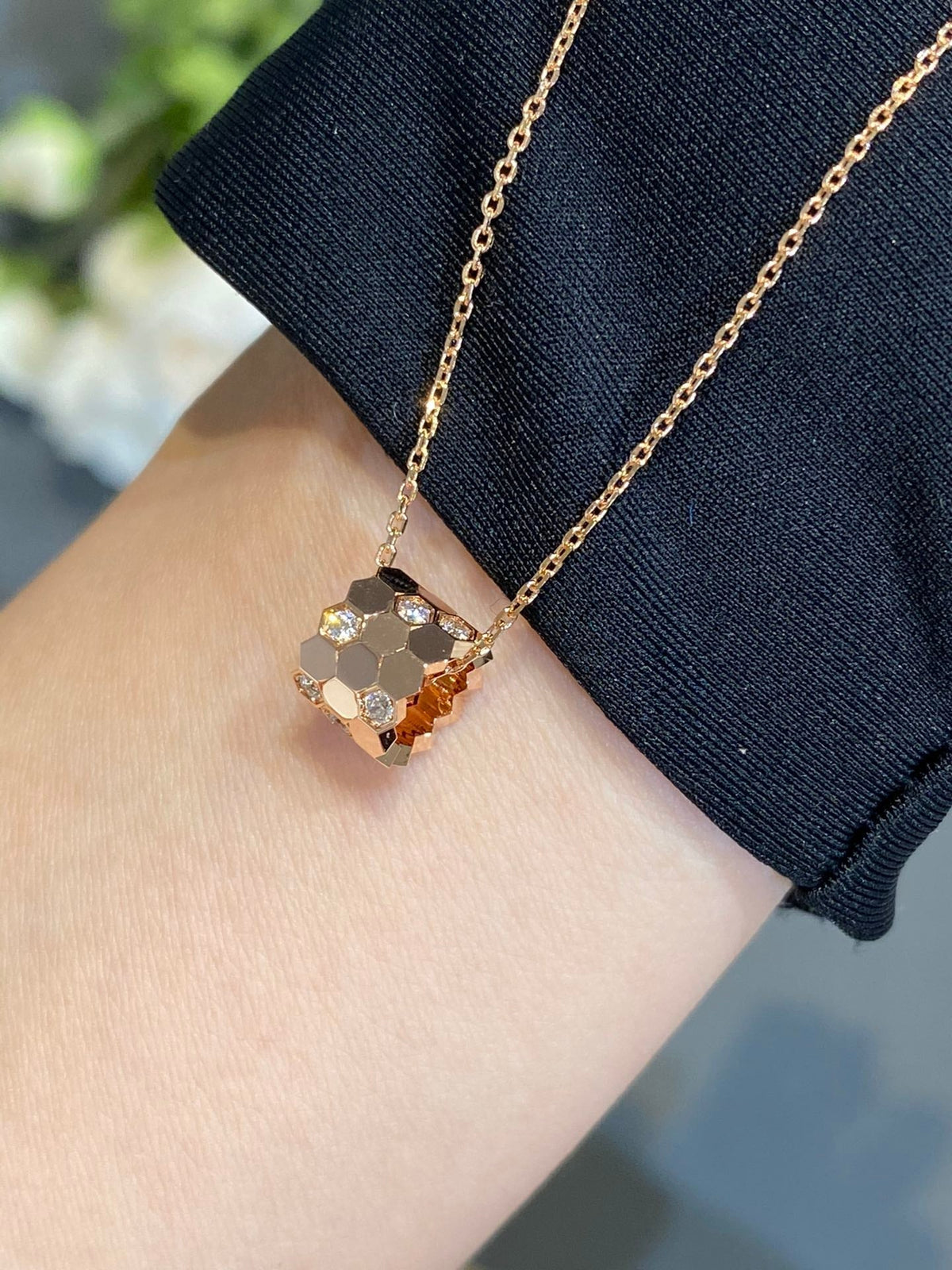 Traum BEE LOVE DIAMANT-HALSKETTE