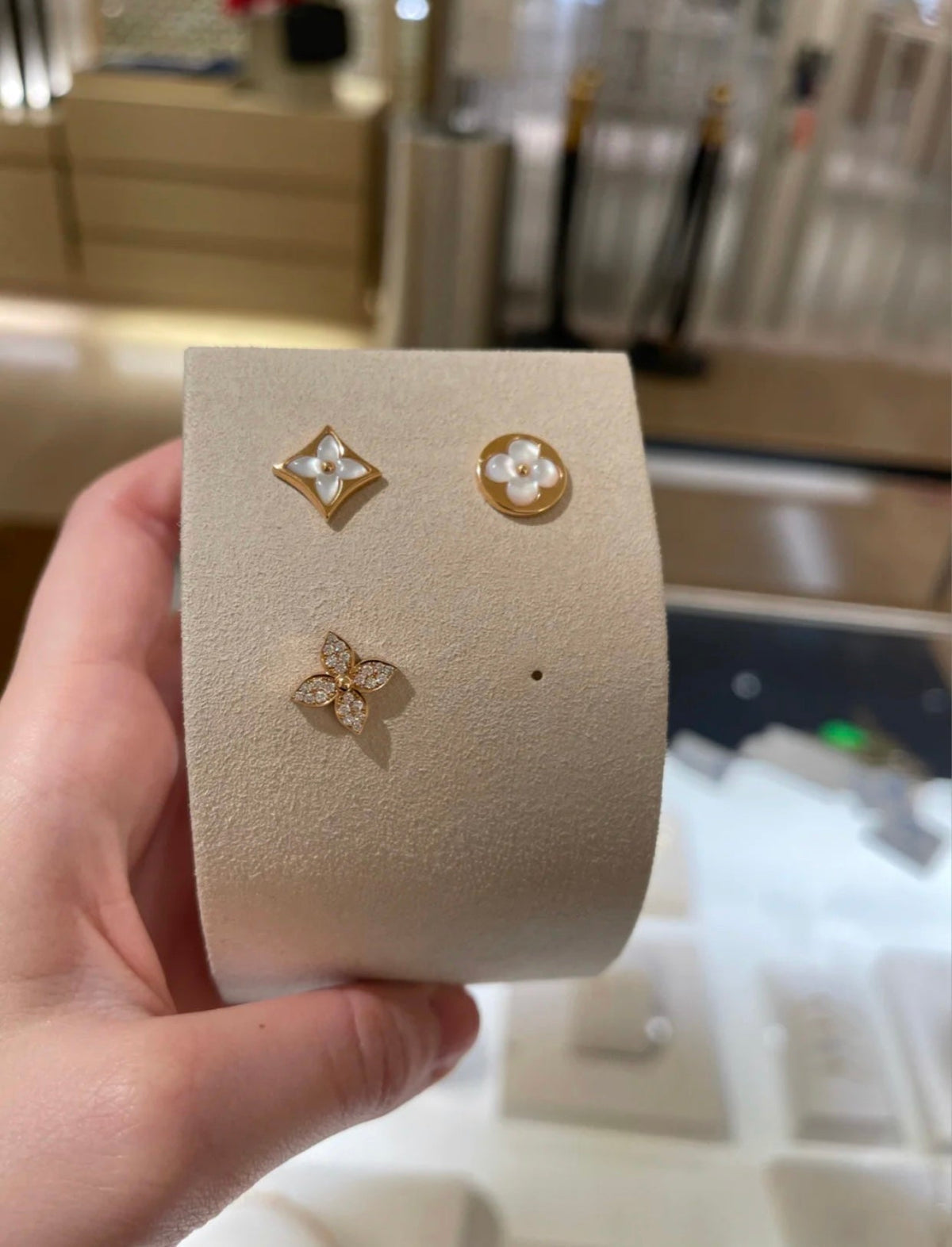Dream STAR BLOSSOM OHRSTECKER ROSÉGOLD DIAMANTEN