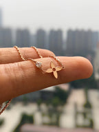 Dream BLOSSOM PENDANT PINK GOLD AND DIAMOND