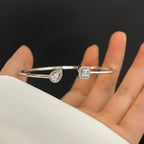 [Dream]JONC FLEX MY TWIN TOI & MOI ARMBAND SILBER DIAMANT