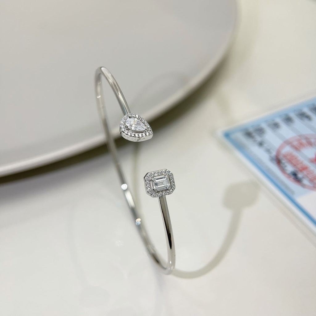 [Dream]JONC FLEX MY TWIN TOI & MOI ARMBAND SILBER DIAMANT